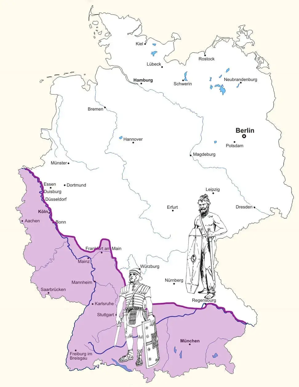2000 Jahre Deutsche Teilung: Römische Provinzen und freies Germanien