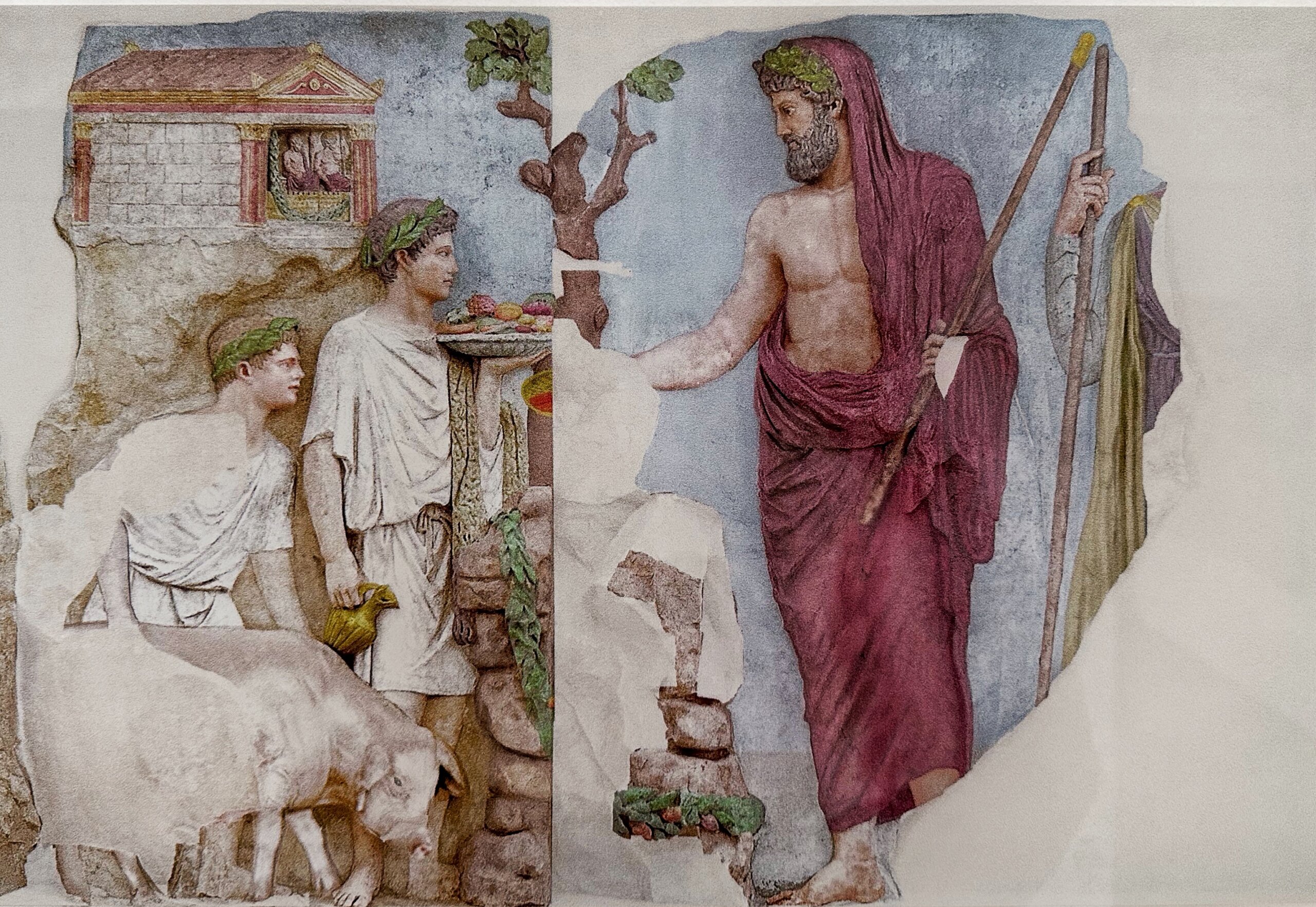 Marcus Agrippa im Prozessionsfries der Ara Pacis