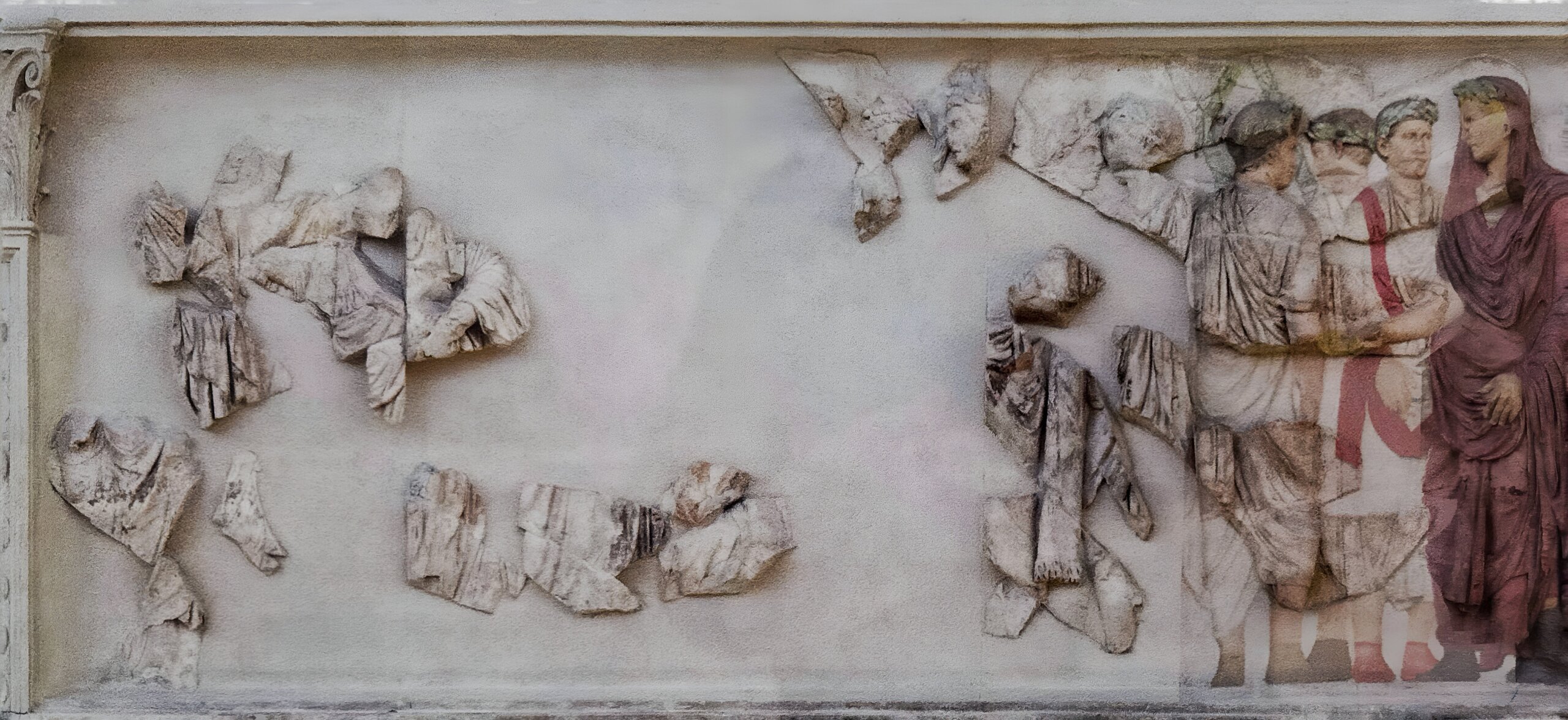 Mitglieder der Familie des Augustus auf der Ara Pacis