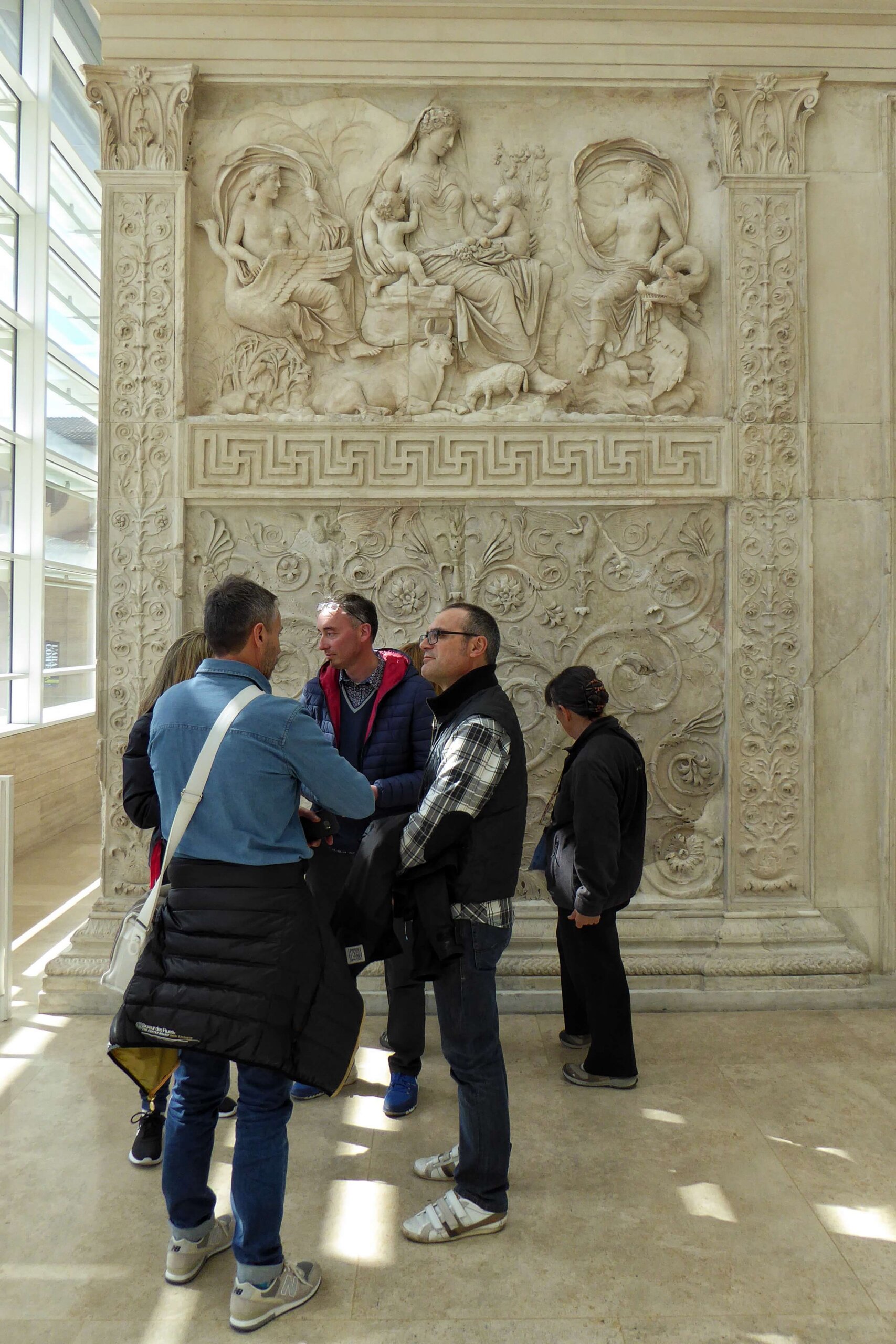 Prozessionsrelief am Altar des Augusteischen Friedens