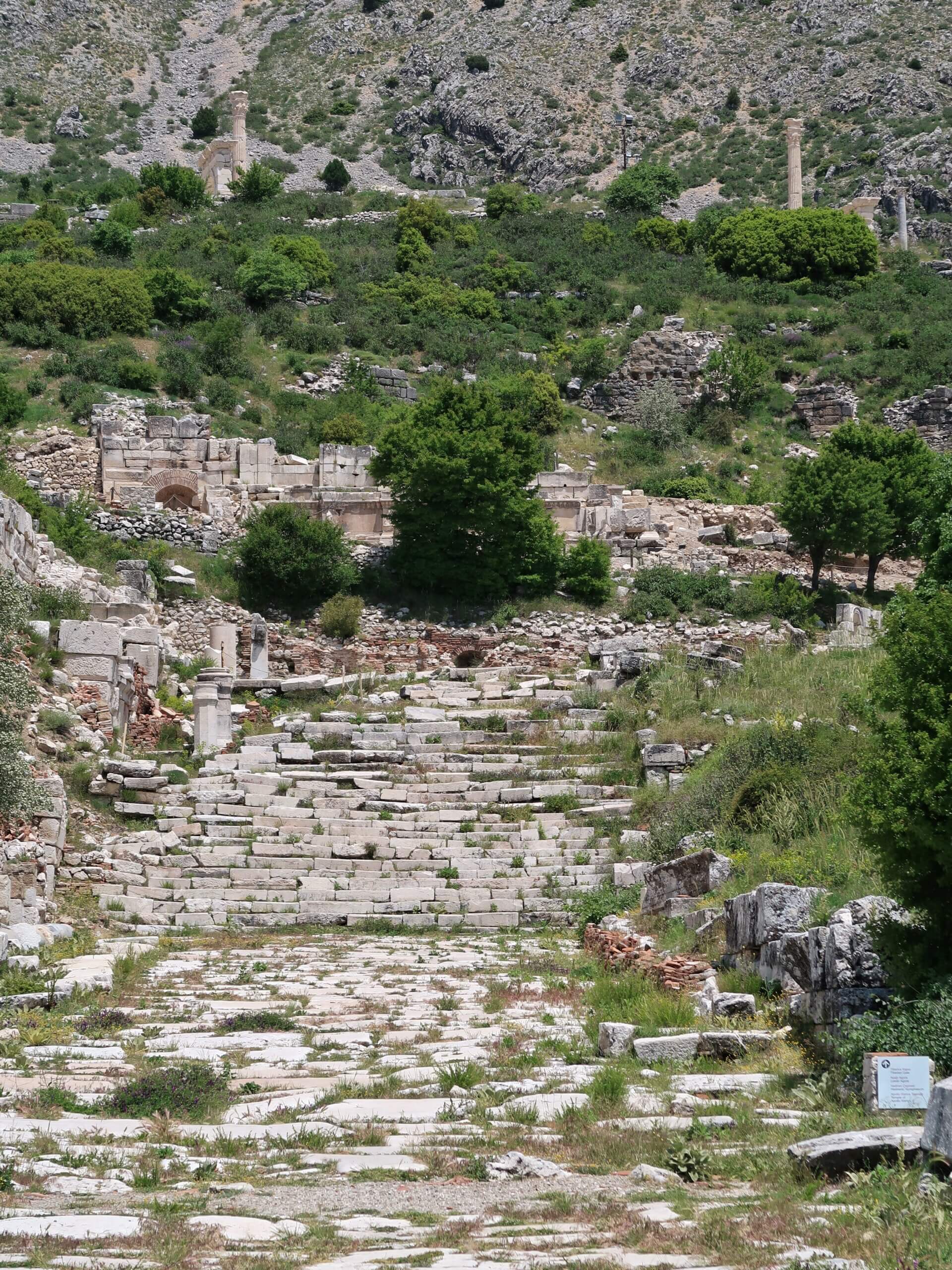Kolonnadenstraße und Obere Agora in Sagalassos