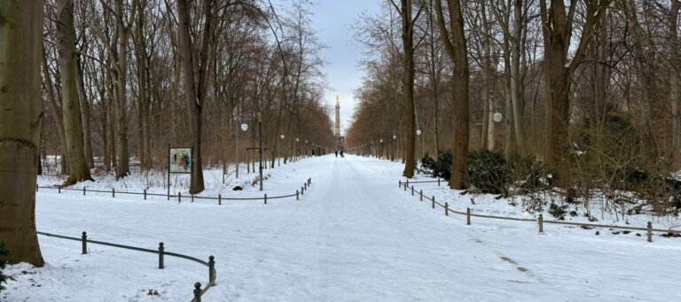 Laufen auf den Spuren der Antike im Berliner Tiergarten