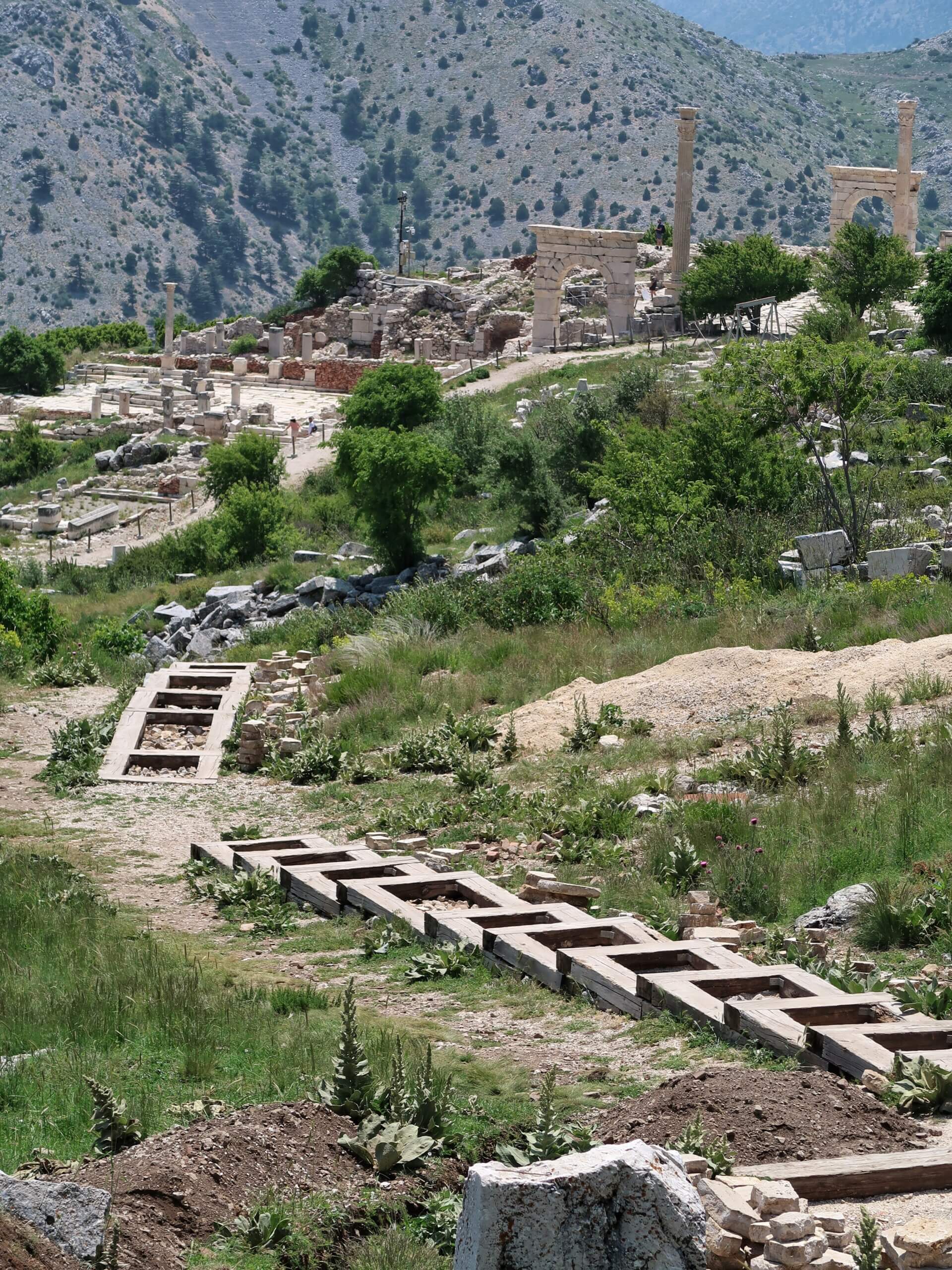 Macellum und Ehrenbögen in Sagalassos