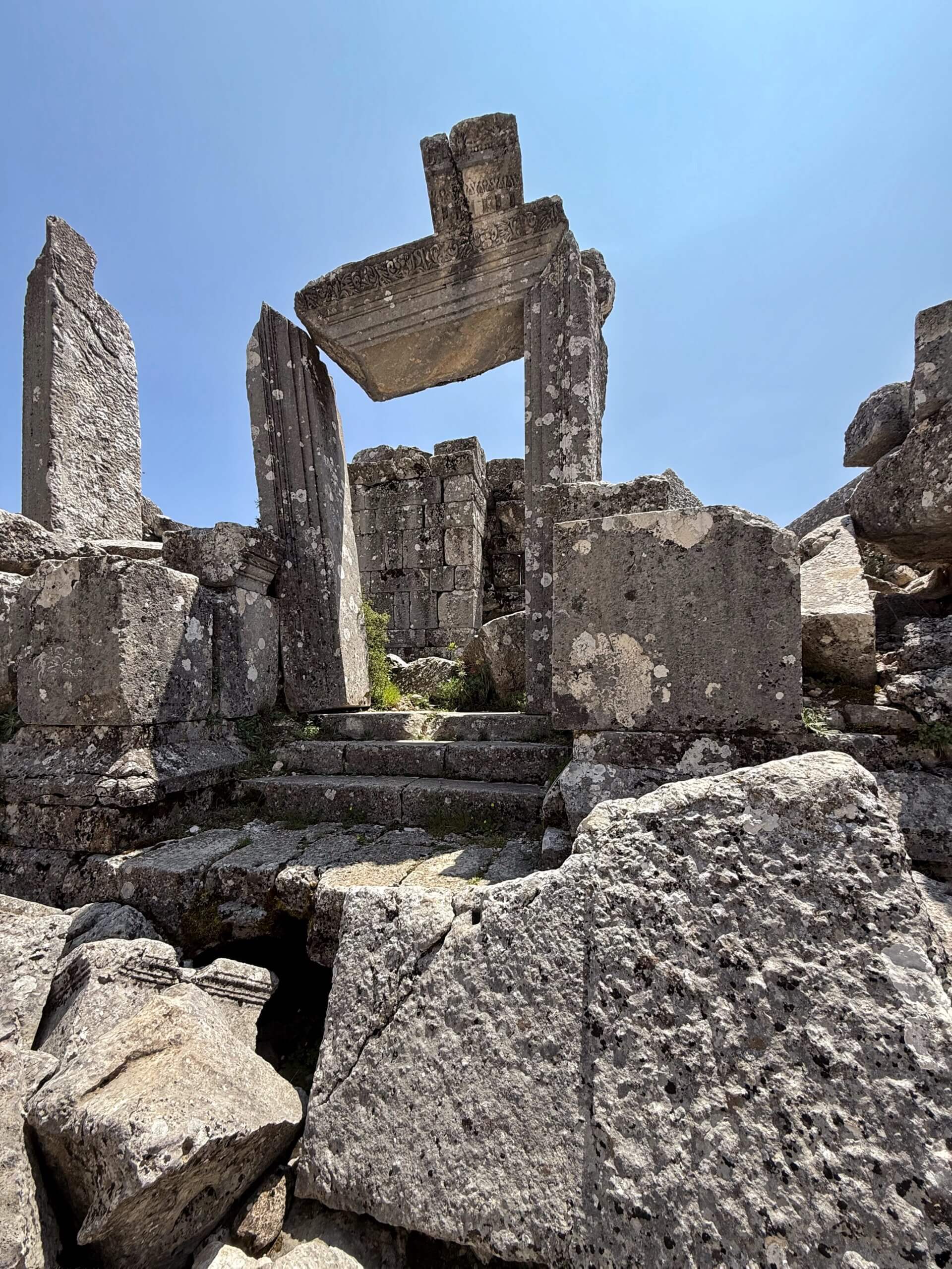 Türlelement des Bühnengebäudes im Theater von Sagalassos