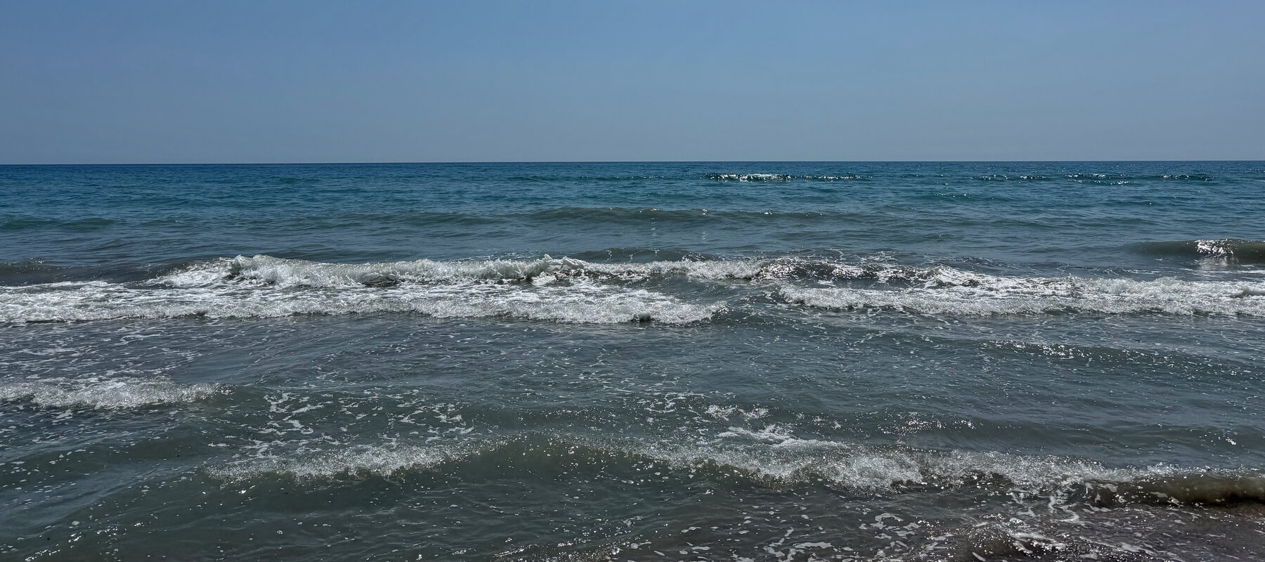 Blick auf die Küstenlandschaft bei Patara in Lykien